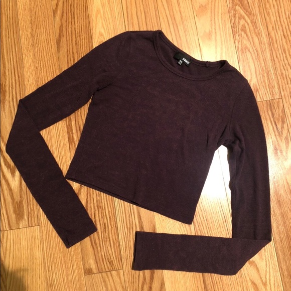 Aritzia Wilfred Free Purple Crop Top (Size XXS) - Picture 3 of 4